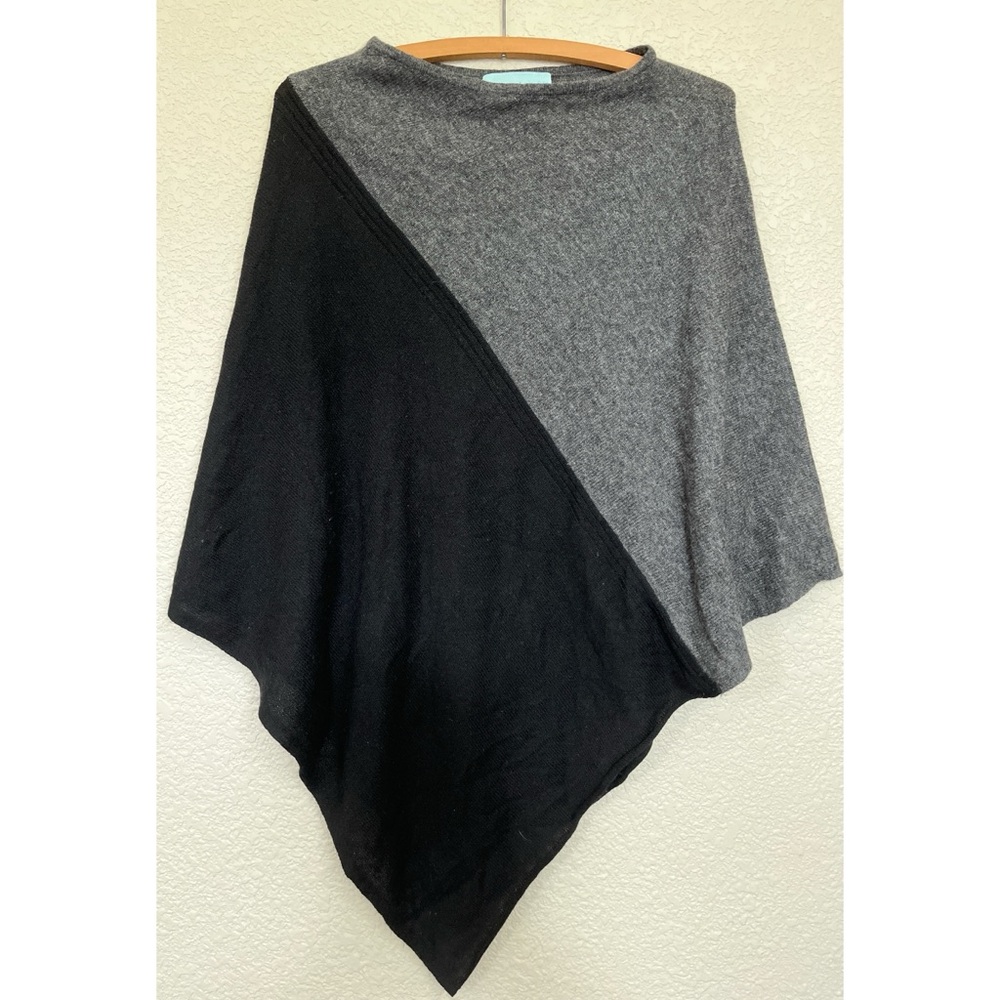 Celeste Wool Cashmere Blend Poncho